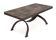 Brutalist coffee table by Adnet