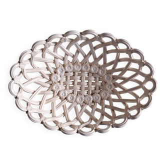 Pichon woven ceramic fruit basket in Uzès