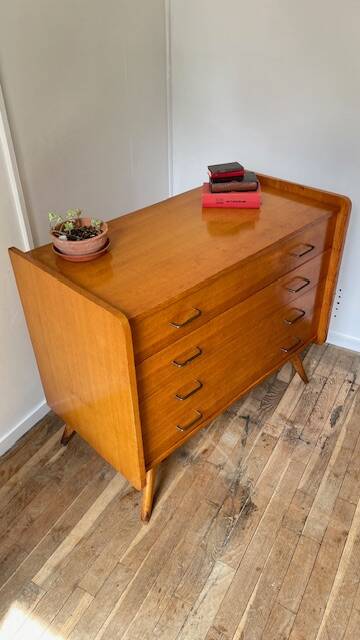 COMMODE Pieds Compas VINTAGE