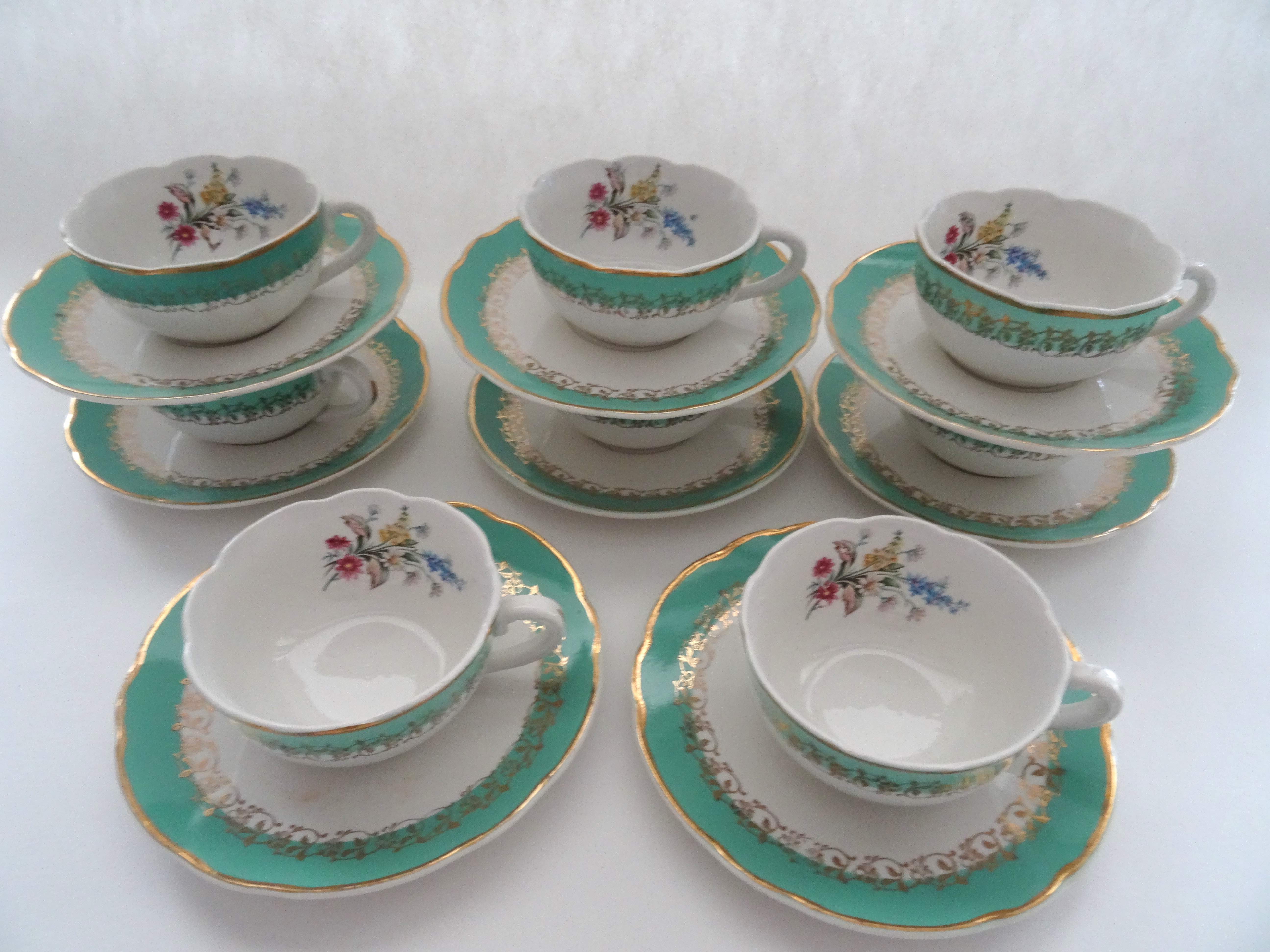 Tasses à café Sarreguemines Digoin