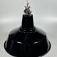 1930s/1940s Ceiling Lamp Industrial Lamp Enamel Loft Metal Bauhaus Design
