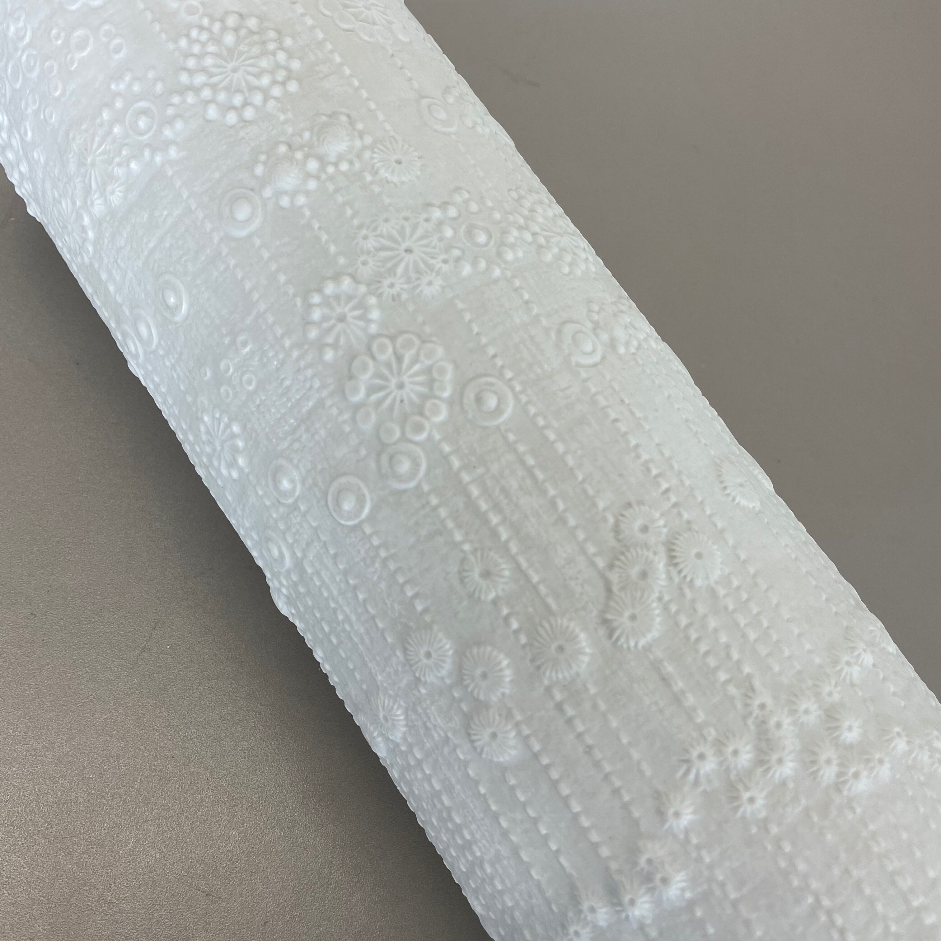 Large OP Art Vase Porcelain Vase by Martin Freyer for Rosenthal, Germany