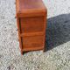 Vintage 3-drawer golden oak chest of drawers from the 50s