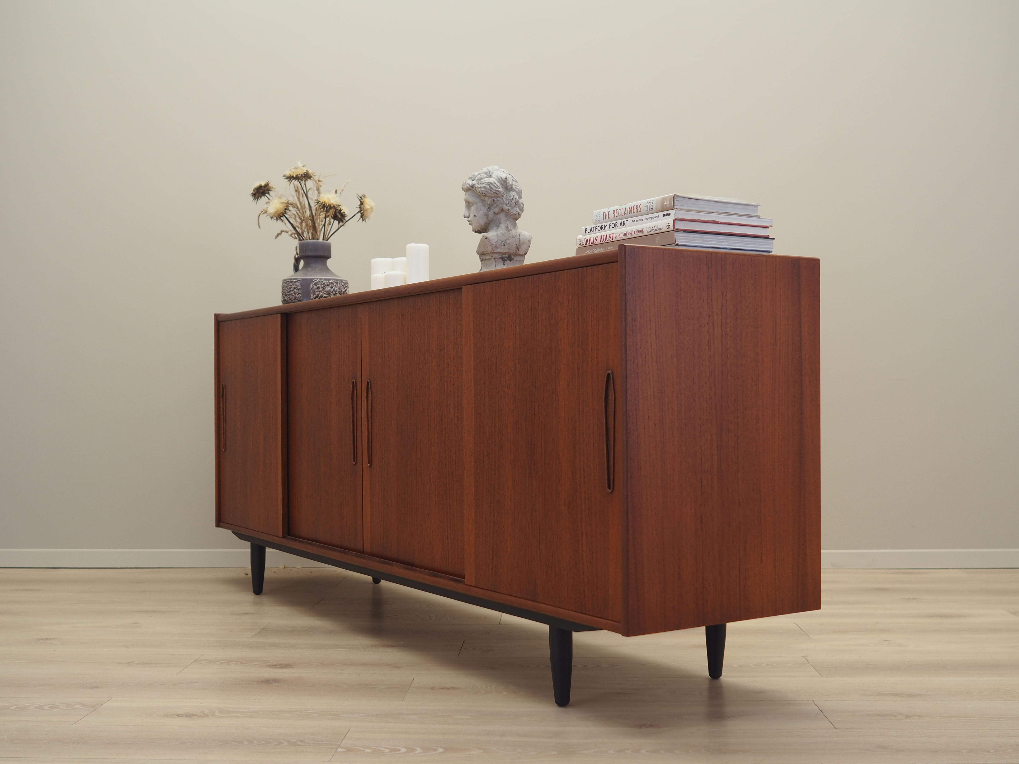 Teak sideboard, Danish design, 1970s, production: Denmark