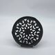 Brown enameled cast iron trivet vintage, old