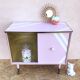 Bar cabinet, revamped, vintage 50s-60s
