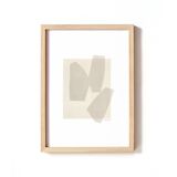 Abstract painting on paper signed Eawy.