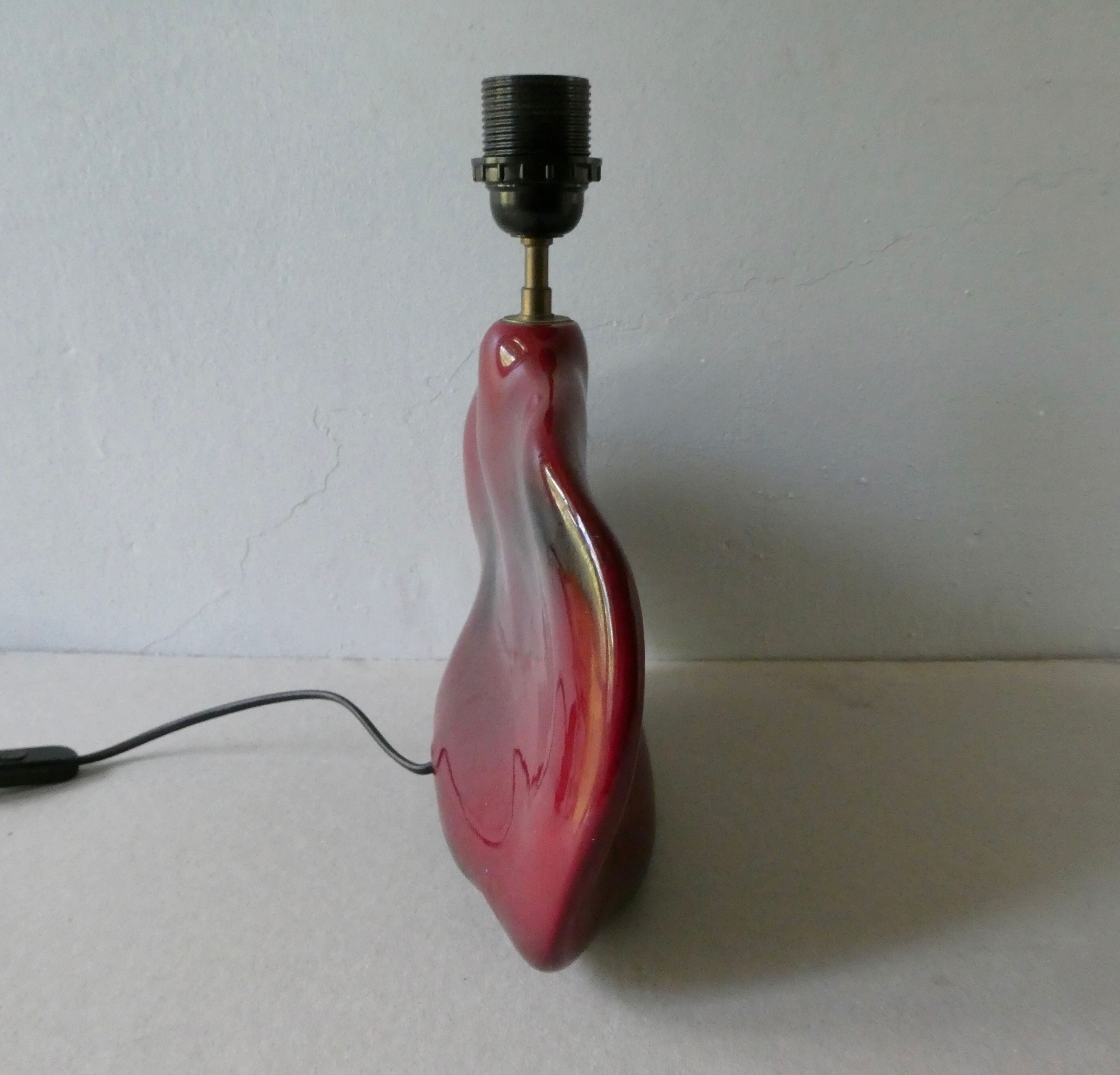 Ceramic lamp shape lens, Idlas, 70s