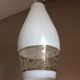 White/vintage white glass tulip suspension 60-70