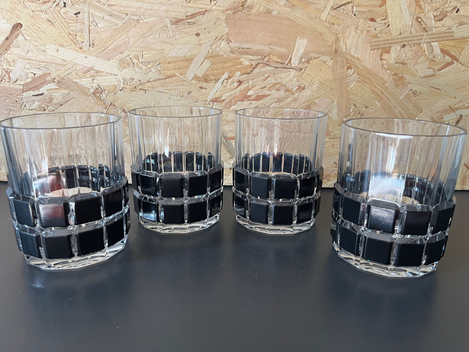 4 transparent and black CPA lenses