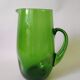 Pitcher and glasses in blown glass vintage 60s