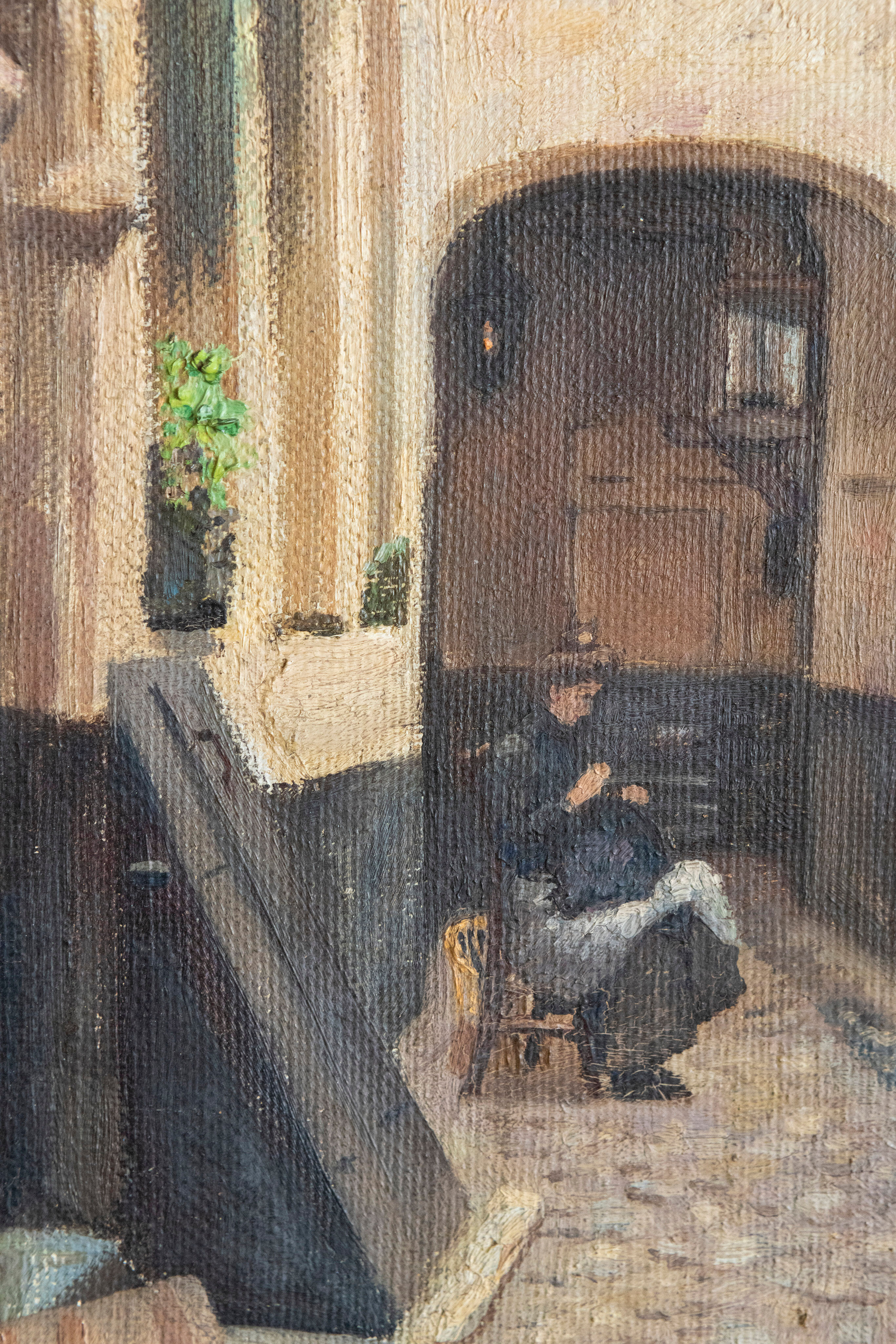 Oil painting on canvas Jozef Quisthoudt 1883:1953 Antwerp