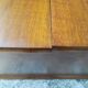 Rolling bar cabinet in walnut