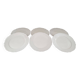 Lot de 6 assiettes plates en grès émaillé beige IKEA marli échancré