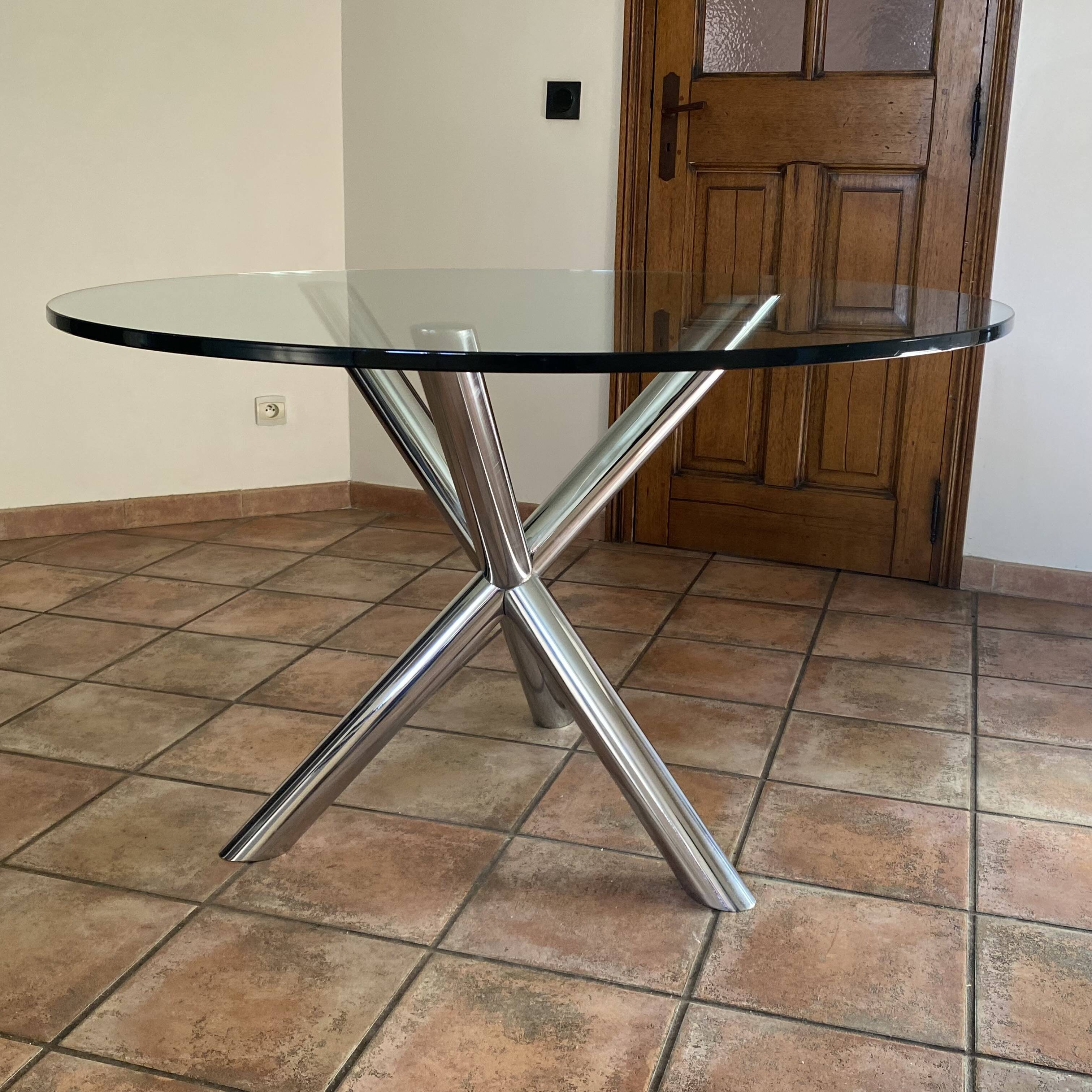 Table Renato Zevi pour Roche Bobois. 1970.