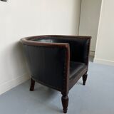 Fauteuil Hollandais Cabriolet cuir