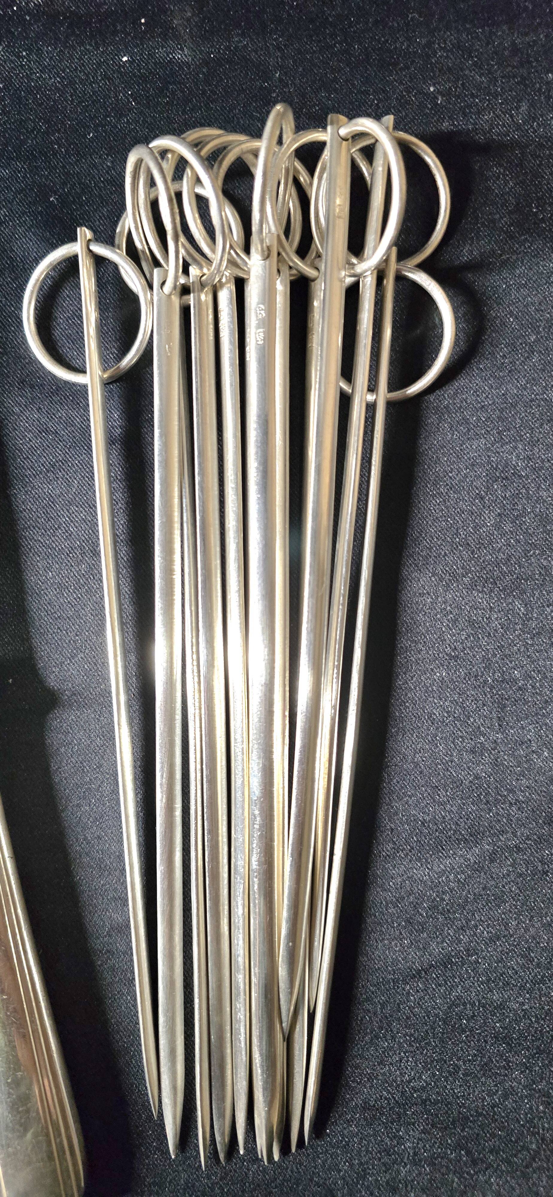 Christofle "Boréal" silver-plated cutlery set, 149 pieces in its box