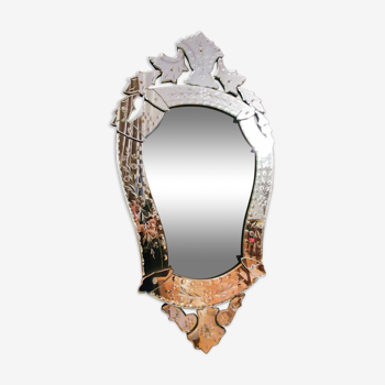 Ancient Venetian mirror 61x110cm