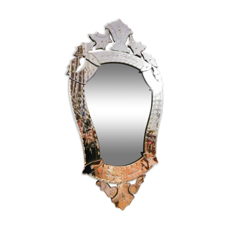 Ancient Venetian mirror 61x110cm