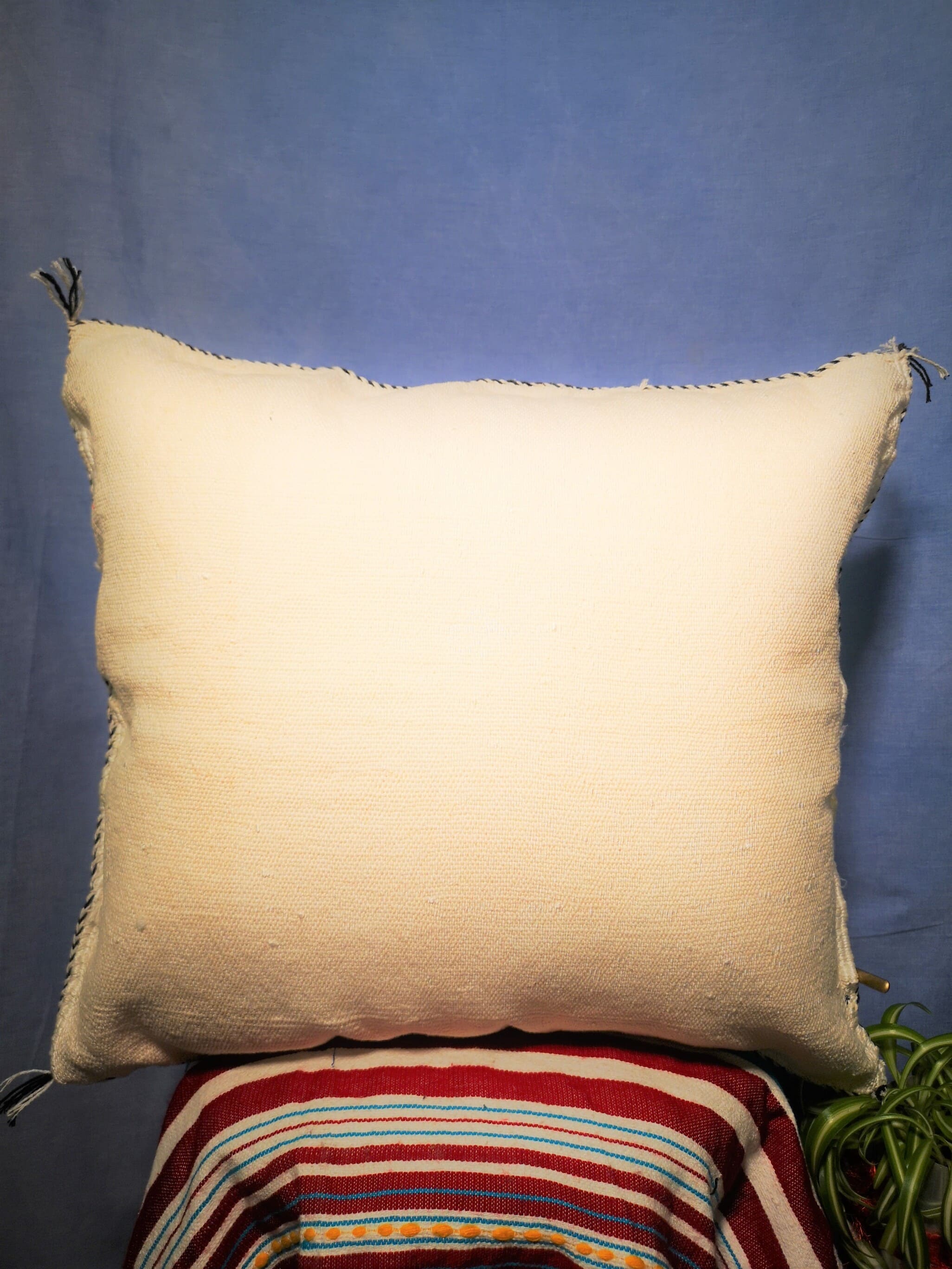 Cactus silk white sabra cushion