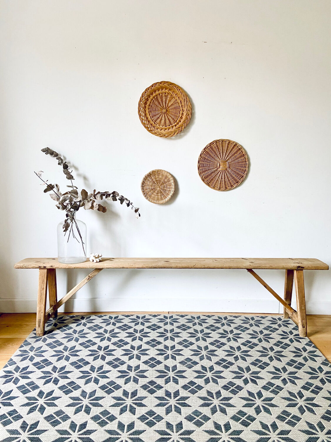 Restored farm bench - 193 cm