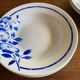 Hollow plates ceranord saint amand blue flower