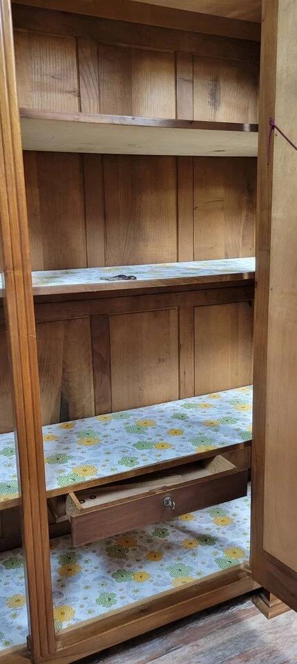 Art Deco period walnut armoire circa 1920-1940