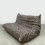 Canapé 2 places Togo vintage Ligne Roset 'Duo-tone'