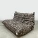 Vintage design two seater Togo lounge sofa Ligne Roset 'Duo-tone'