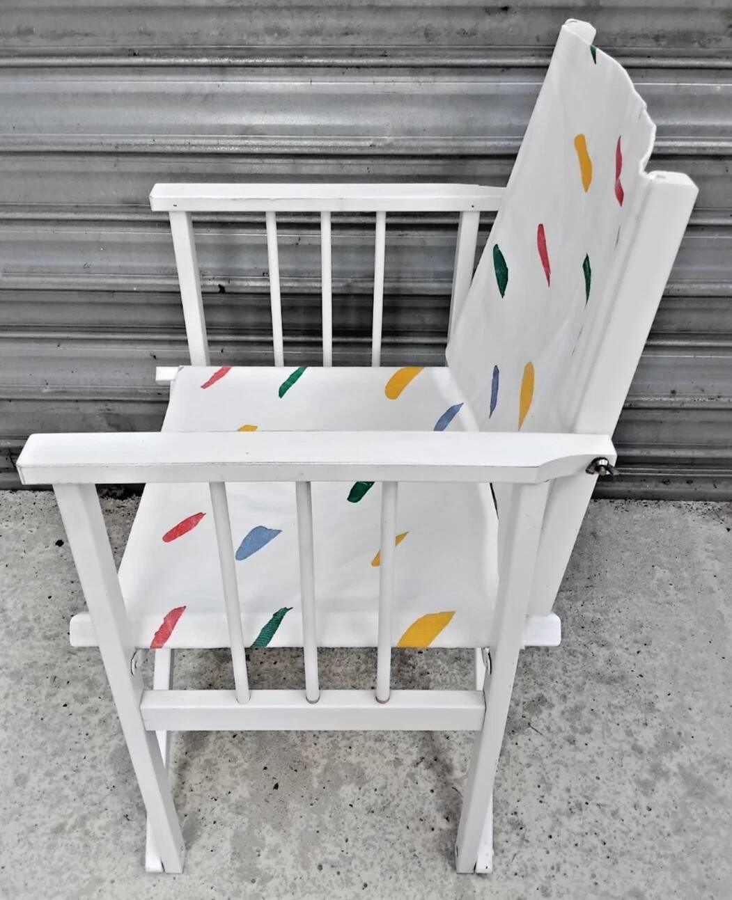Pair of Vintage Director's Style Folding Armchairs