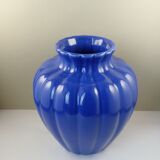 Blue ceramic vase