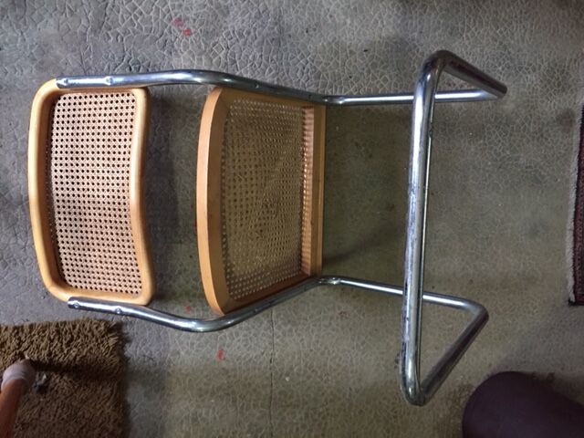 Set of Cesca B32 chairs by Marcel Breuer