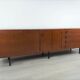 Modernist 60s vintage Scandinavian teak sideboard