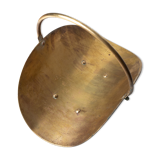 Vintage brass log holder