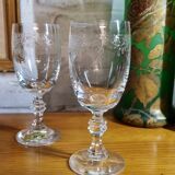 Bohemian crystal glasses