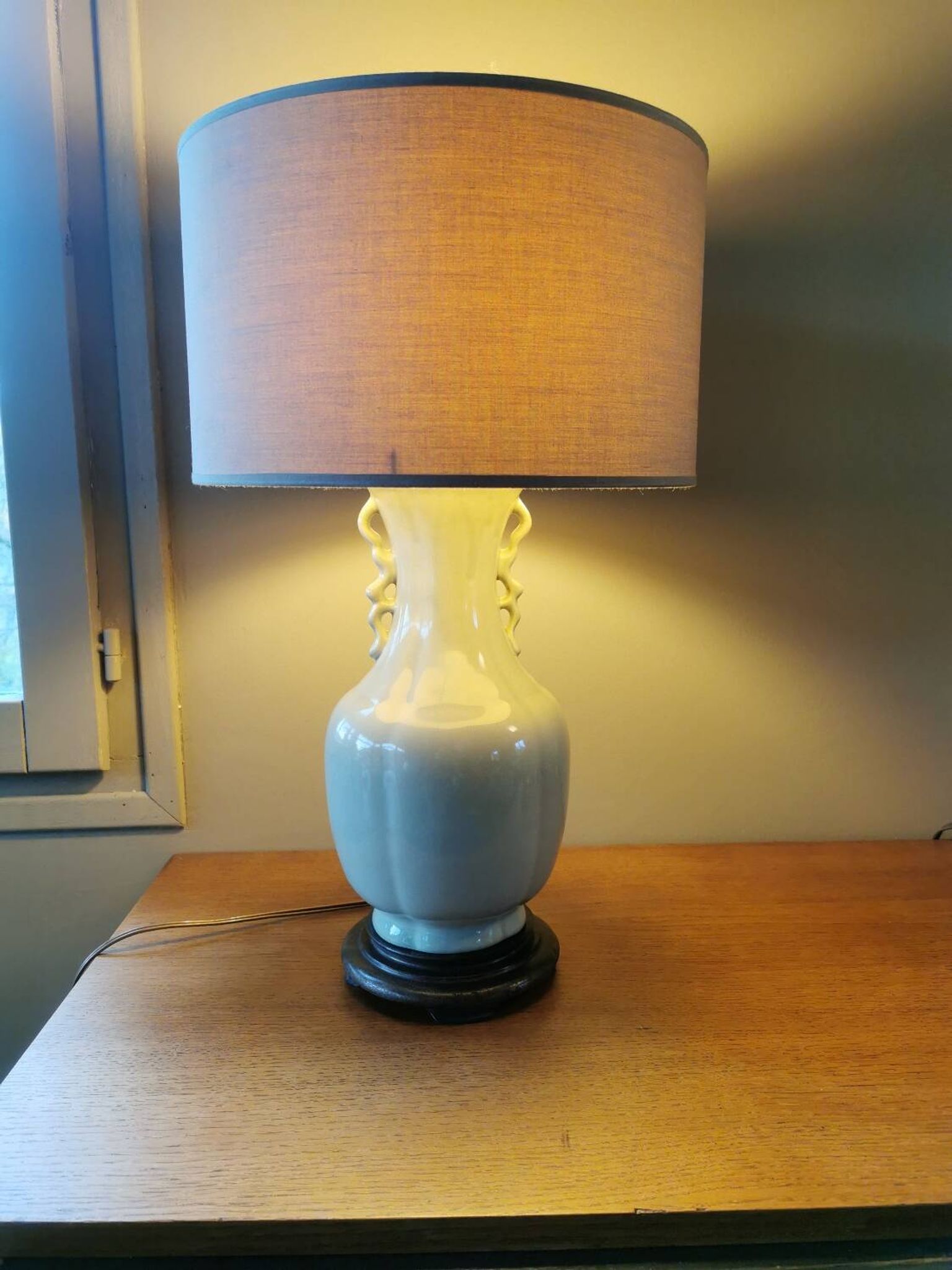 Pied de lampe vintage style asiatique