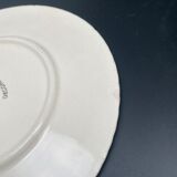 Longwy "pomone" dessert plates with fruit motifs