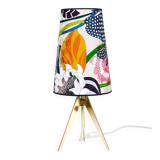 Adjustable tripod table lamp in brass Missoni x Kalmar Vienna, Austria, 1950s