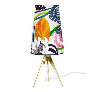 Adjustable tripod table lamp in brass Missoni x Kalmar Vienna, Austria, 1950s