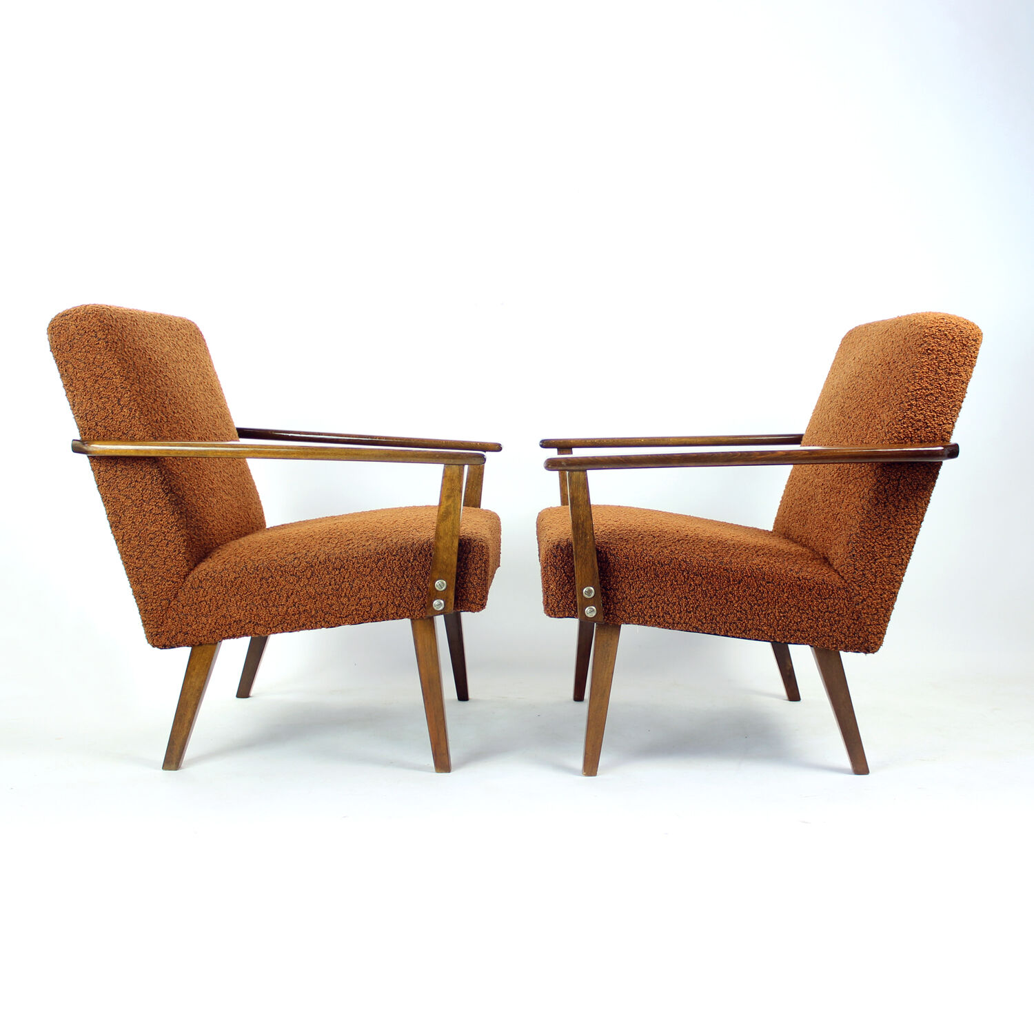 Pair Of Mid Century Modern Armchairs By Tatra Czechoslovakia, 1960s