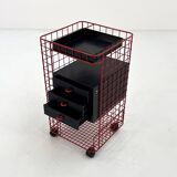 Office furniture on wheels with metal drawers, 1980s