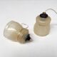 Set of 2 vintage beige ceiling lamps, 1960s