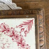 Ironstone trivet with birds