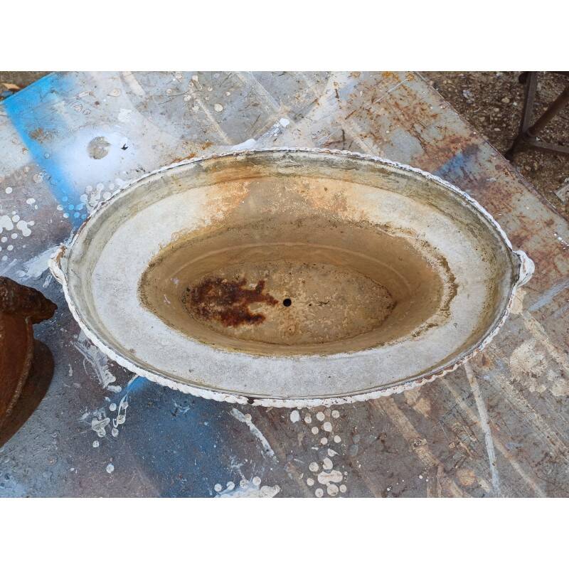 3 cast iron planters 1900: Charleville - Mézières