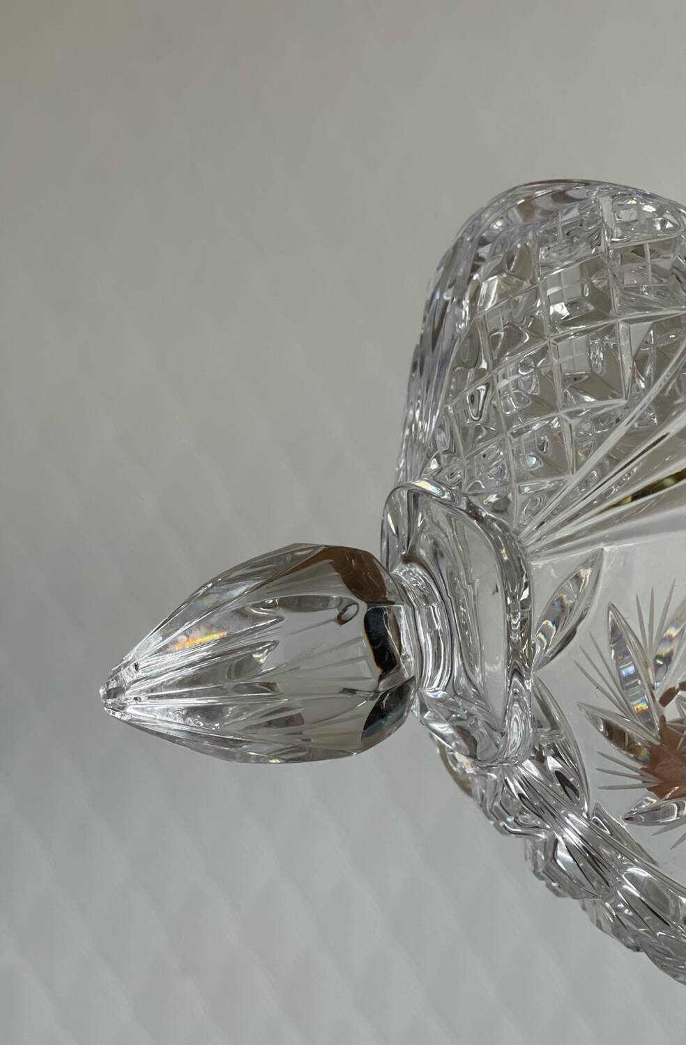 Cut crystal candy box