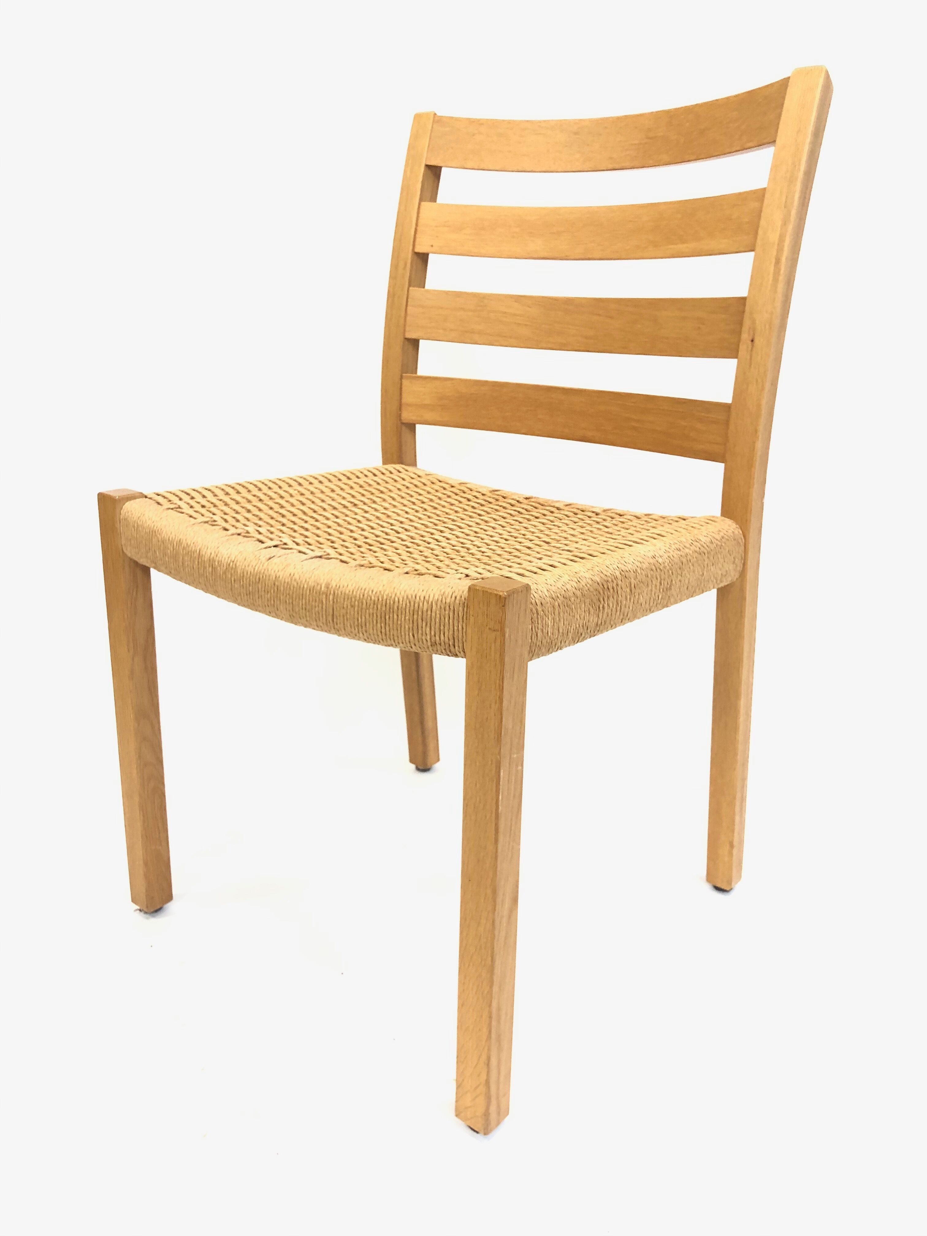 Vintage chair JL Muller M-belfabrik model No. 408 design 1960 Denmark