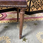 10 chaises louis XVI assise cuir