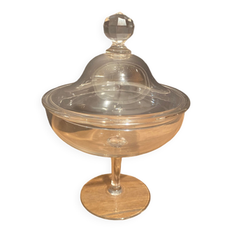 Drageoir on crystal pedestal