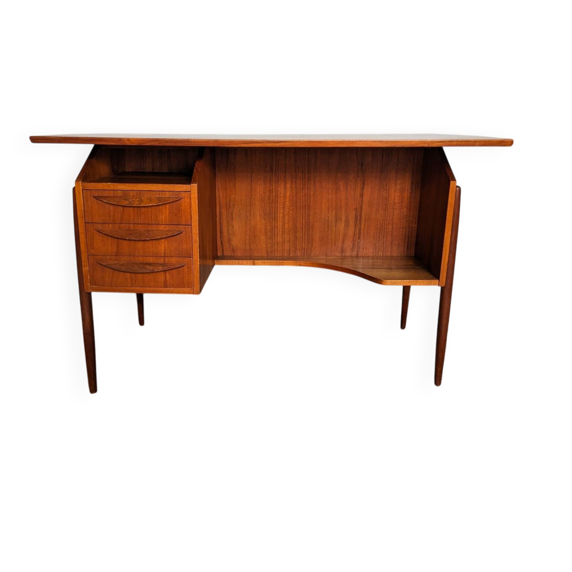 Small Scandinavian teak desk