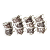 Swiss Landscape earthenware mugs - Italy